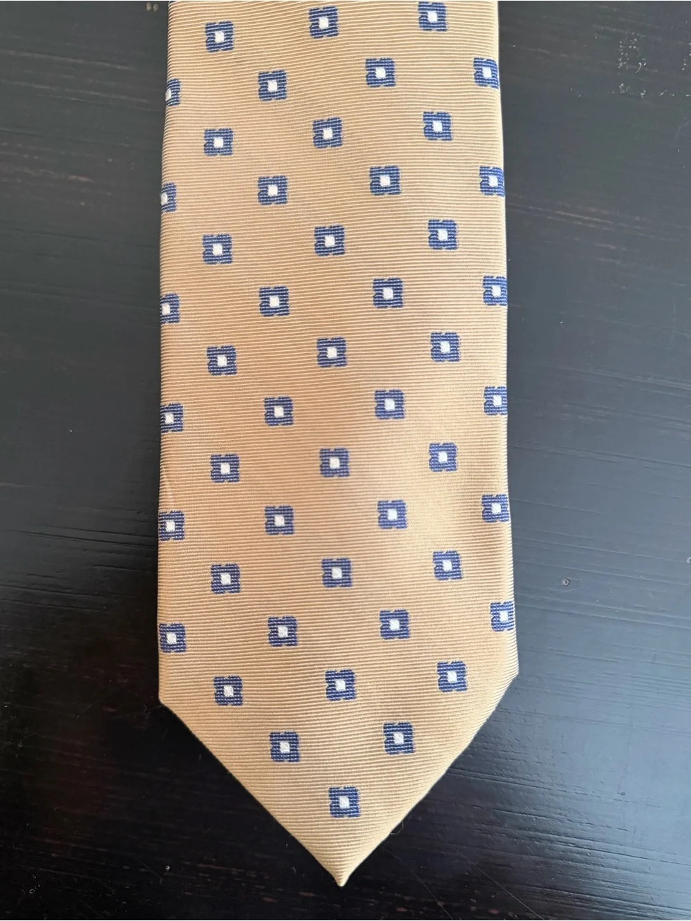 Pair of Miller Brothers Ltd. Patterned Silk Neck Ties